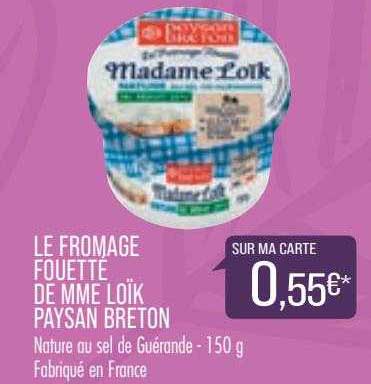 le fromage fouette de mme loïk paysan breton