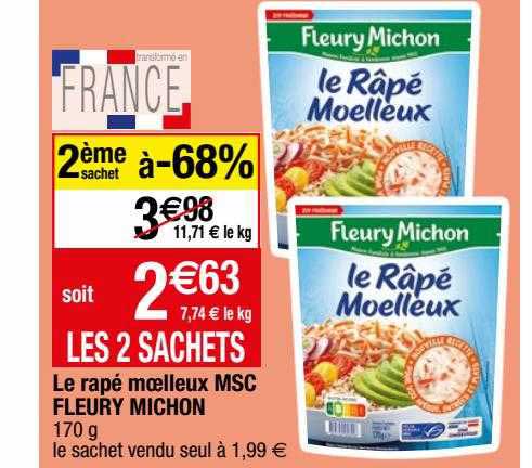 le râpé moelleux msc fleury michon