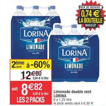 limonade double zest lorina