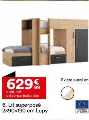 lit superposé lupy