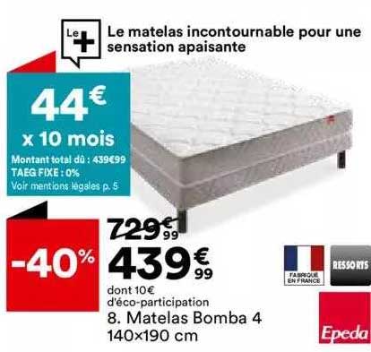 matelas bomba 4 140x190 cm
