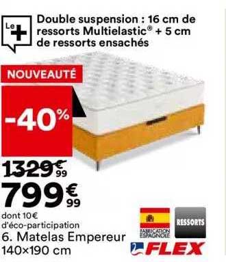 matelas empereur 140x190cm