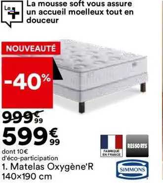 Matelas Oxygènes'r