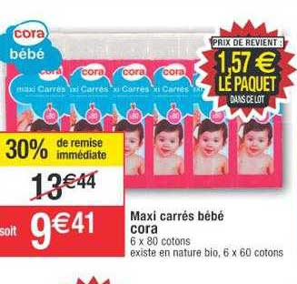 Maxi Carrés Bébé Cora