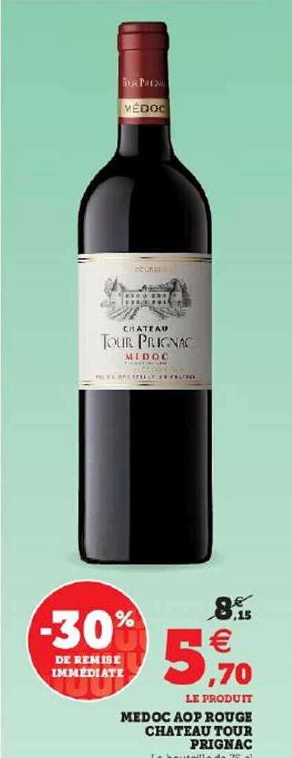 medoc aop rouge château tour prignac
