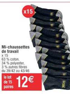 Mi-chaussettes De Travail