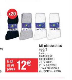 mi-chaussettes sport