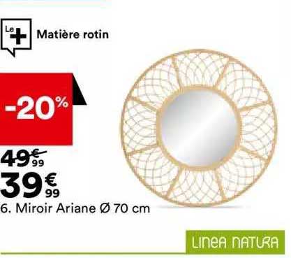 miroir ariane ø 70cm