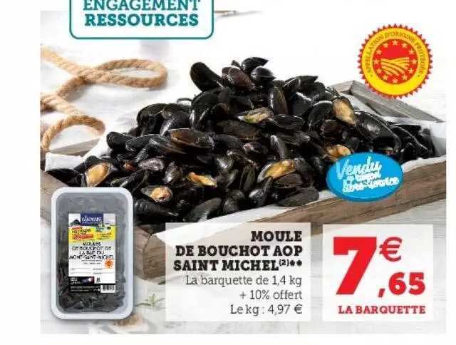 Moule De Bouchot Aop Saint Michel