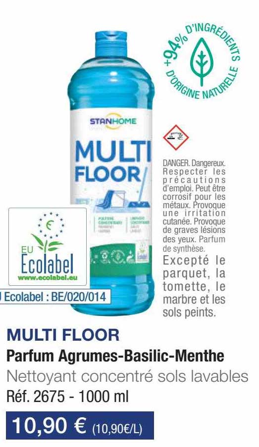 parfum agrumes-basilic-menthe multi floor