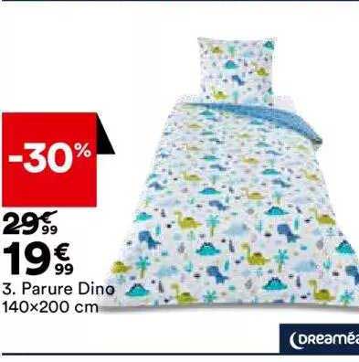 parure dino 140x200cm