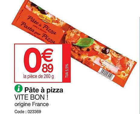 pâte à pizza vite bon !