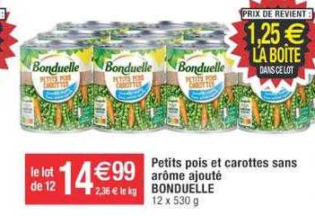 petits pois et carottes sans arôme ajouté bonduelle