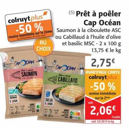 Prêt à Poêler Cap Océan