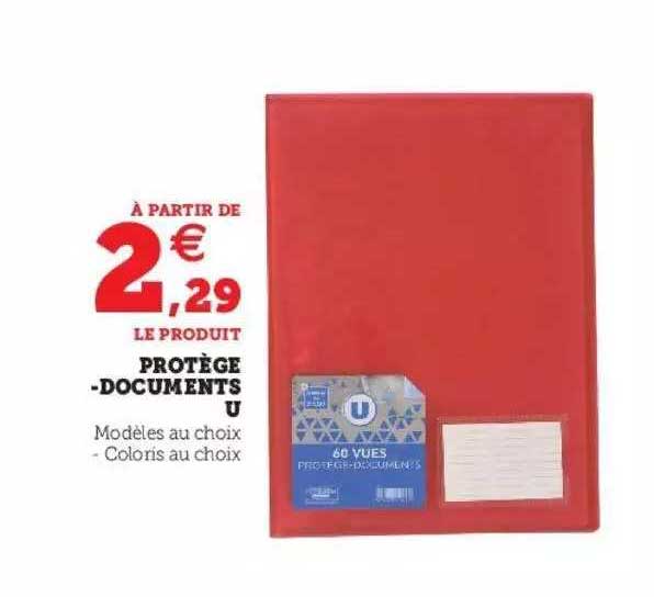 protège-documents u