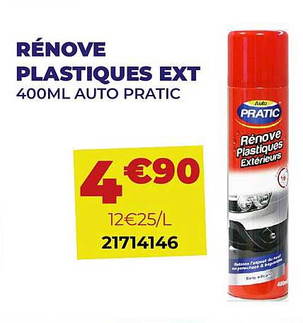 rénove plastique ext 400 ml auto pratic