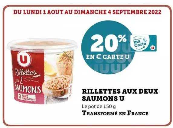 rillettes aux deux saumons u
