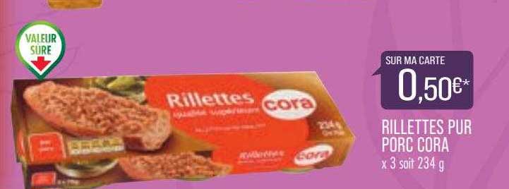 Rillettes Pur Porc Cora