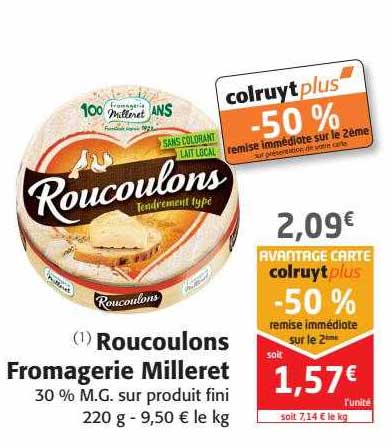 Roucoulons Fromagerie Milleret