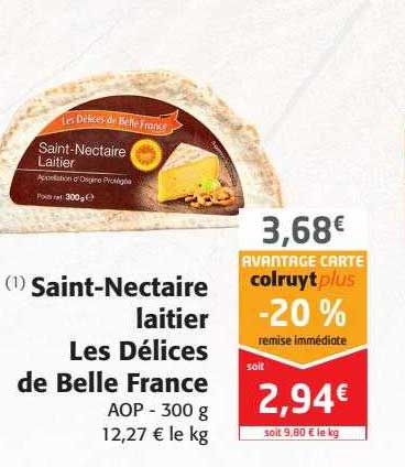 saint-nectaire laitier les délices de belle france