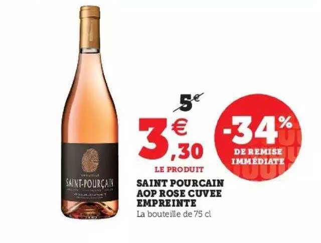 saint pourcain aop rose cuvée empreinte