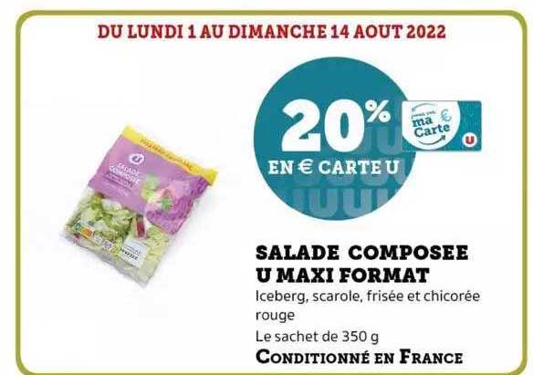 salade composée u maxi format