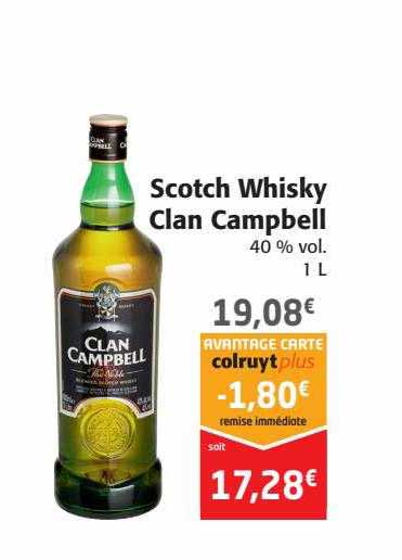 scotch whisky clan campbell