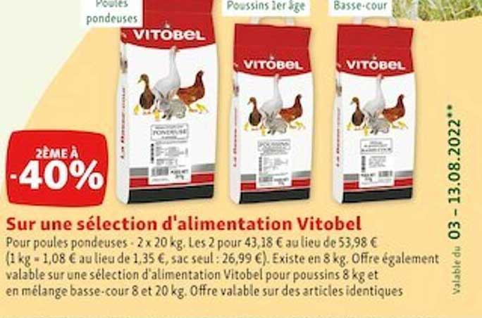 sélection d'alimentation vitobel