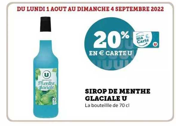 Sirop De Menthe Glaciale U