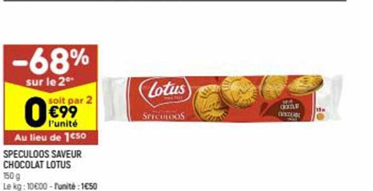 Speculoos Saveur Chocolat Lotus