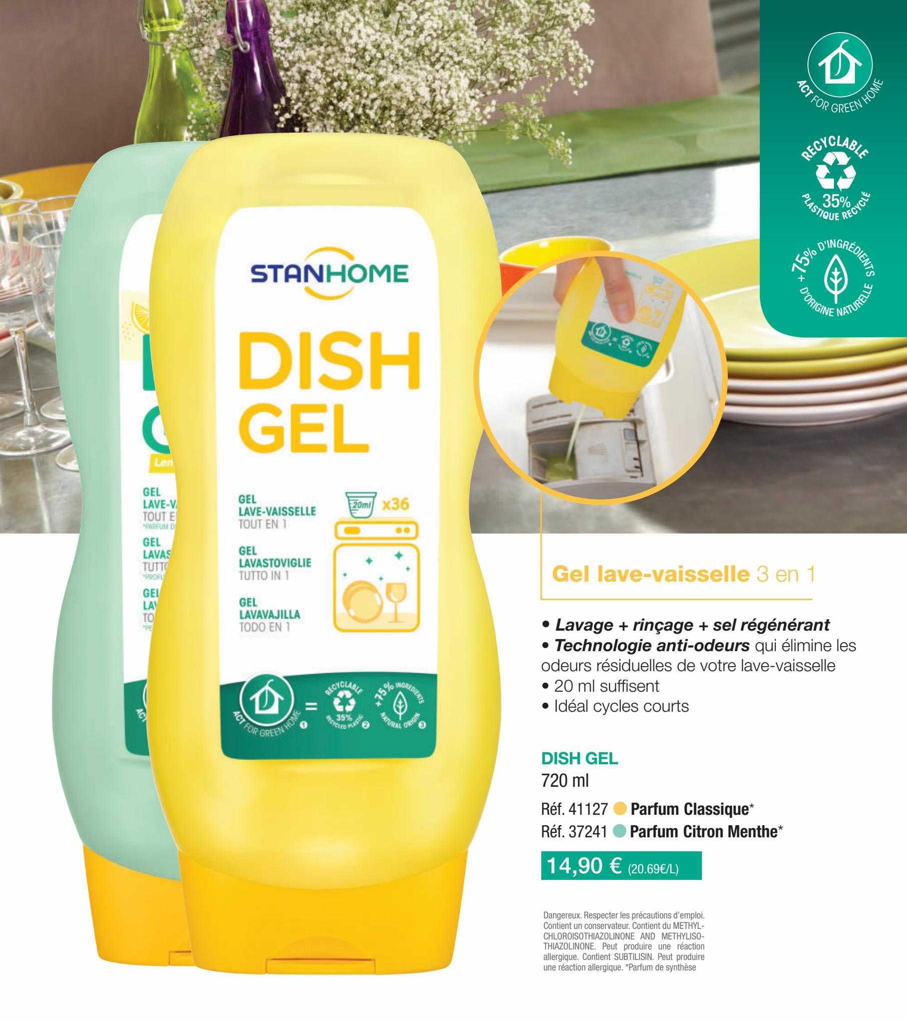 stanhome dish gel