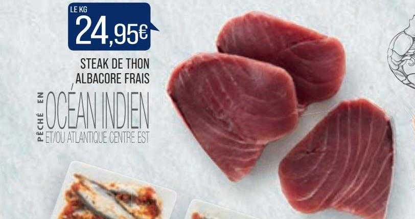 Steak De Thon Albacore Frais