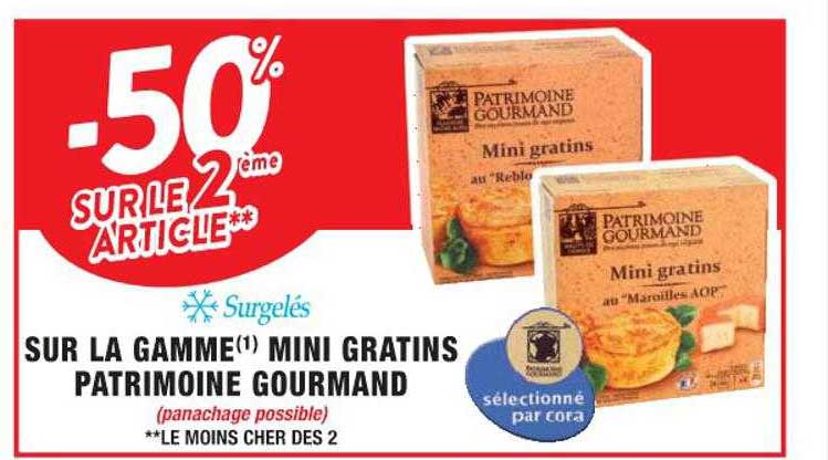 Sur La Gamme Mini Gratins Patrimoine Gourmand