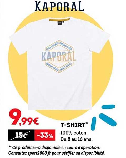 t-shirt kaporal