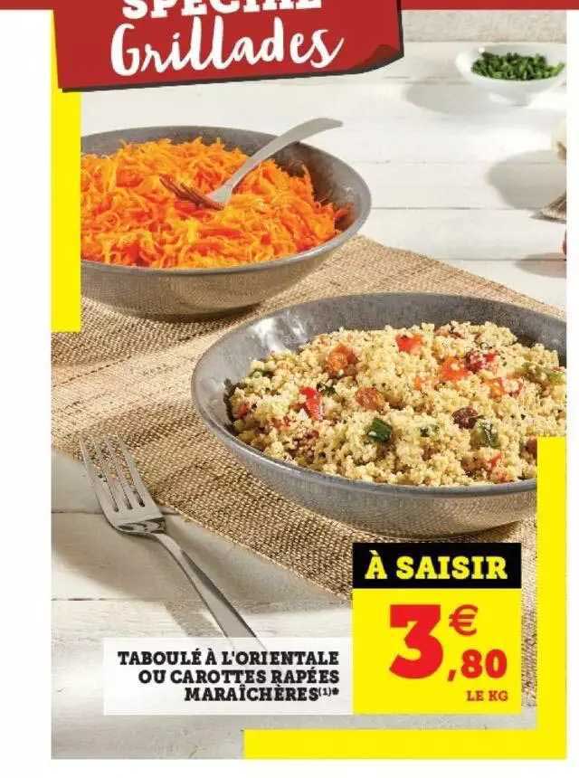 Taboulé à L'orientale Ou Carottes Râpées Maraîchères