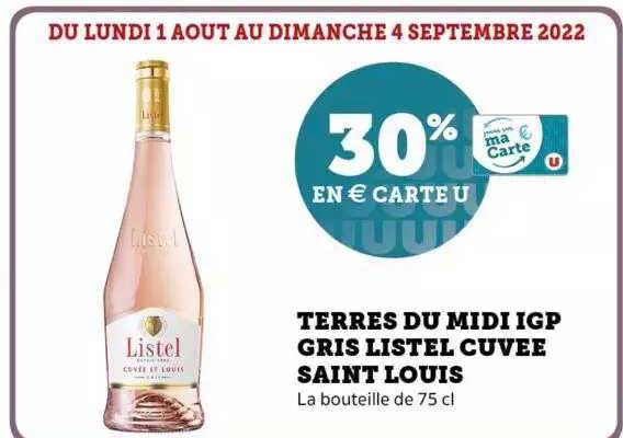 terres du midi igp gris listel cuvée saint louis