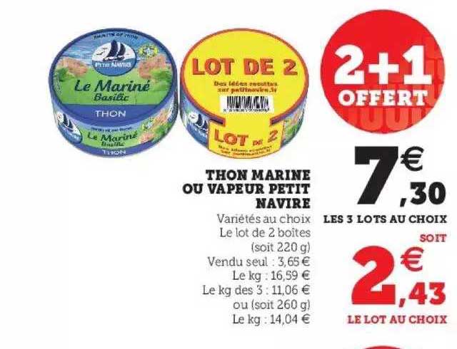 Thon Marine Ou Vapeur Petit Navire