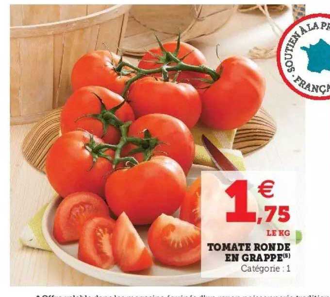Tomate Ronde En Grappe