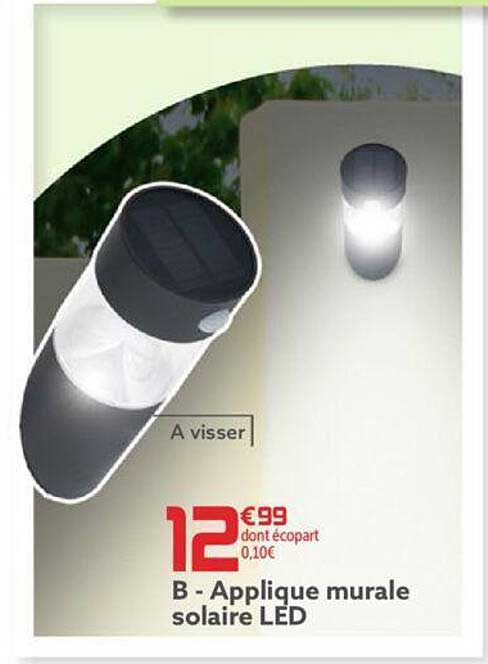 Applique Murale Solaire Led