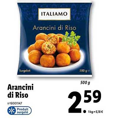 arancini di riso italiamo