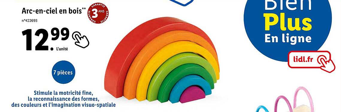 Arc-en-ciel En Bois