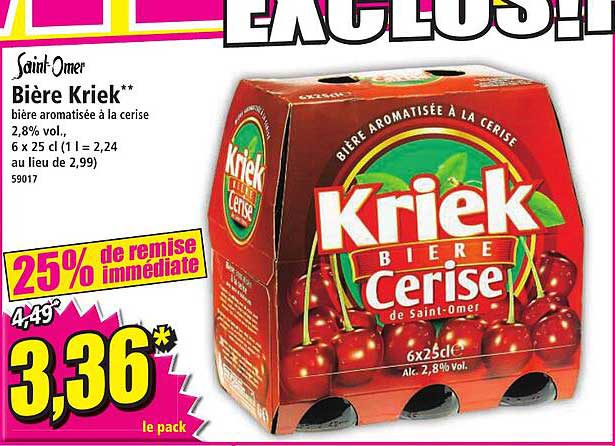 bière kriek saint-omer