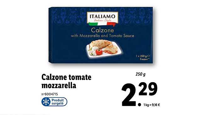 calzone tomate mozzarella italiamo
