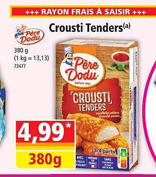 crousti tenders père dodu