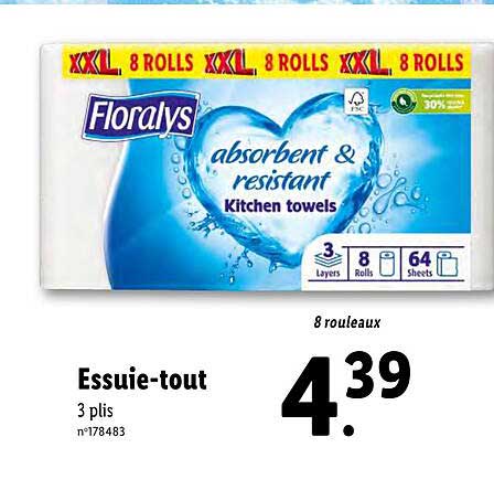 essuie-tout floralys