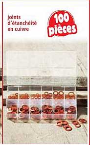 joints d'étanchéité en cuivre