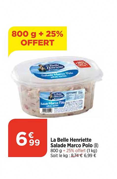 la belle henriette salade marco polo