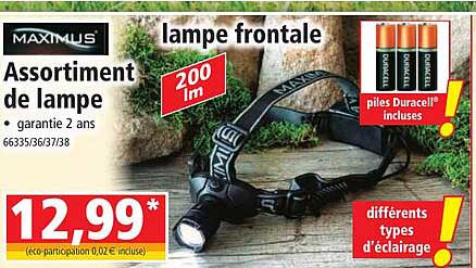 lampe frontale maximus