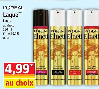 Laque Elnett L'oréal