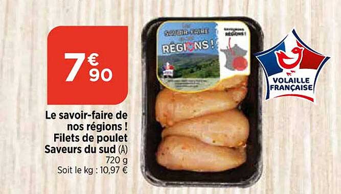 Le Savoir-faire De Nos Régions! Filets De Poulet Saveurs Du Sud